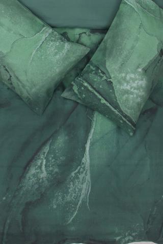 Polycotton Printed Abstract Marble Duvet Cover Set