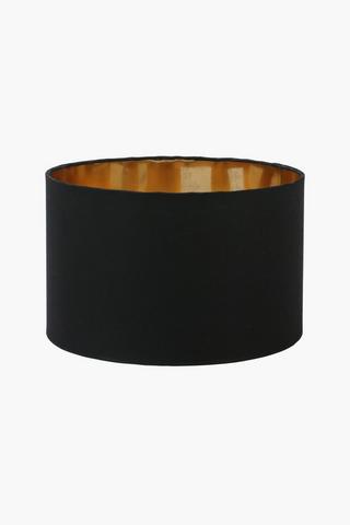 Foil Drum Lampshade, 31x20cm