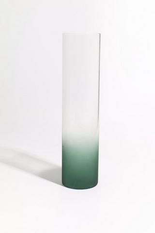 3 Piece Frosted Glass Vases