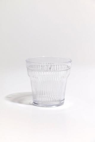Ribbed Acrylic Tumbler