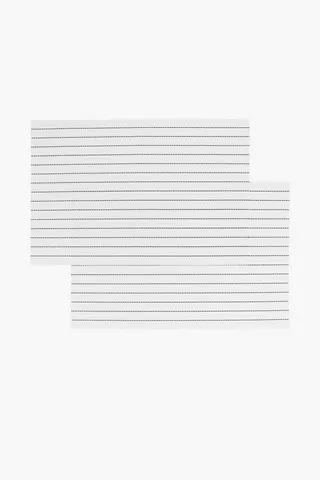 2 Pack Stripe Texaline Placemats