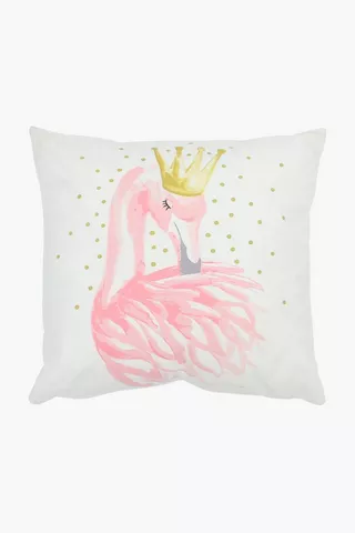Flaming Princess Scatter Cushion, 45x45cm
