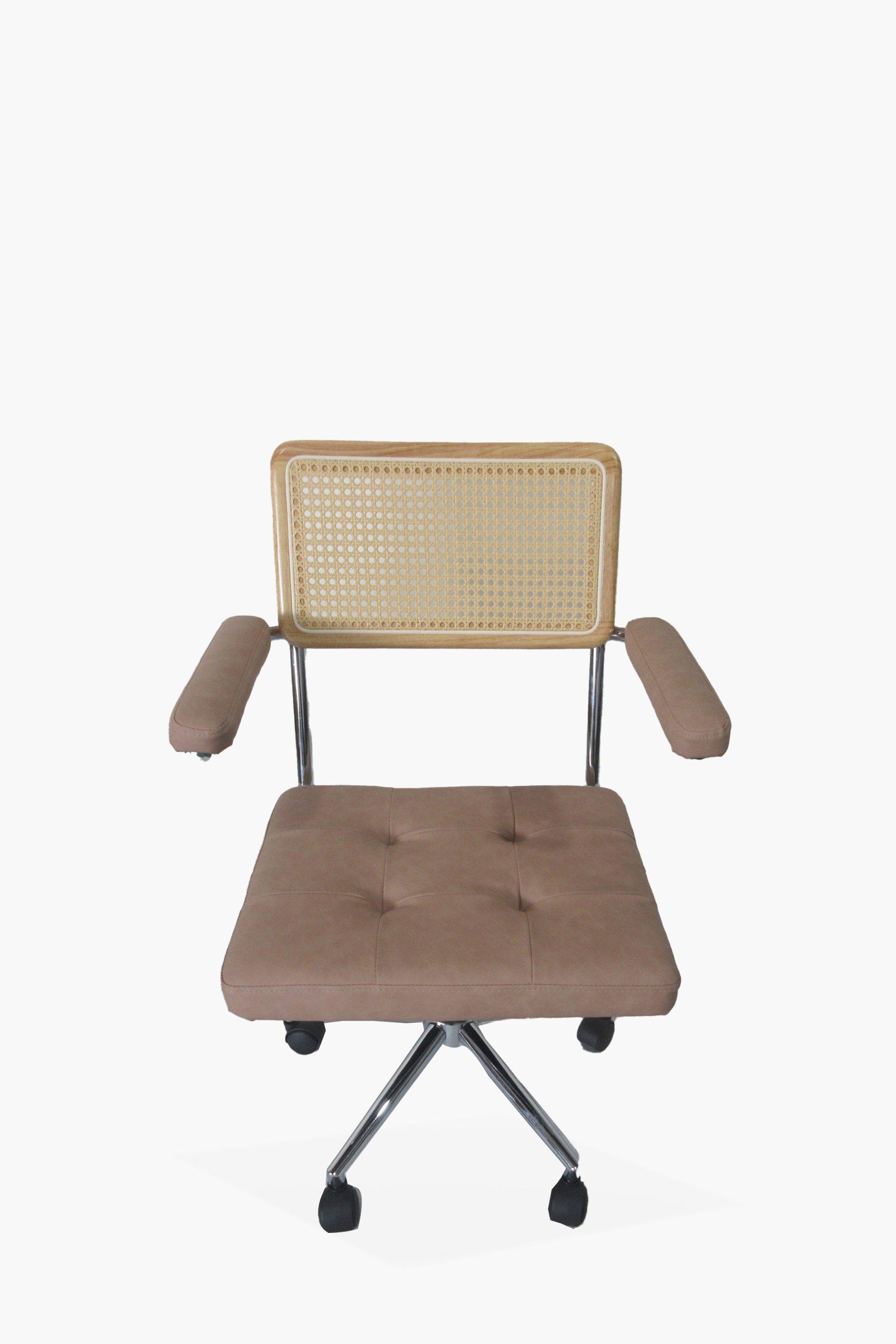 Rattan Back Office Chair
