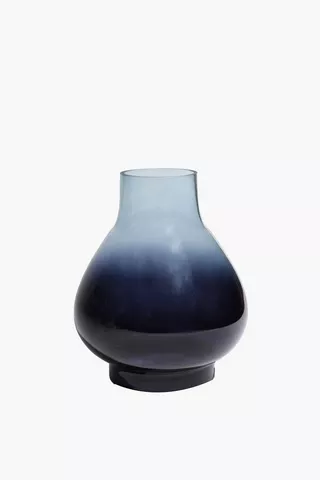 Ombre Tapered Glass Vase, 22x27cm
