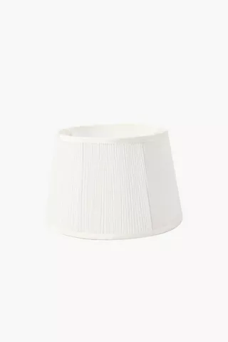 Pleat Tapered Lampshade, 32x25cm