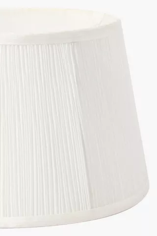 Pleat Tapered Lampshade, 32x25cm