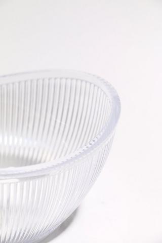 Ribbed Acrylic Bowl