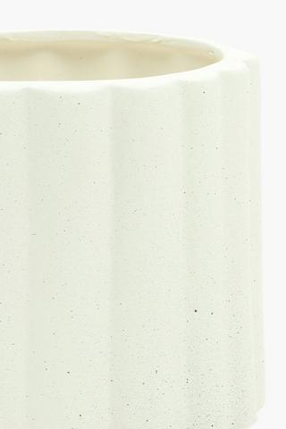 Vertical Wave Planter, 12x15cm