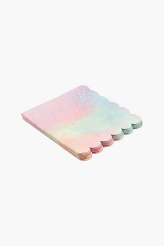 20 Pack Party Foil Serviettes