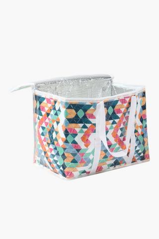 Geometric Cooler Bag, Large
