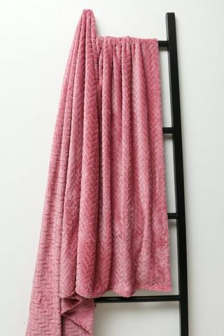 Flannel Jacquard Blanket, 180x200cm