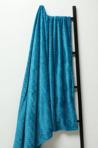 Flannel Jacquard Blanket, 180x200cm