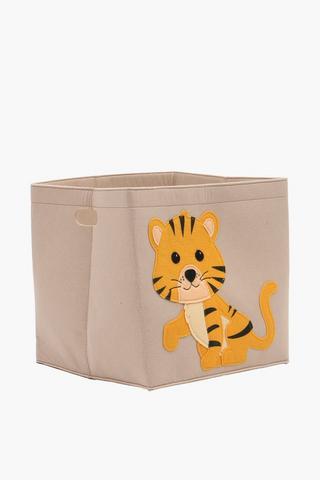 Foldable Tiger Toy Basket