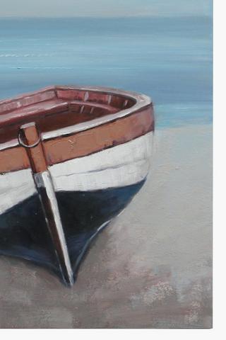 Boat Beach Canvas, 60cm