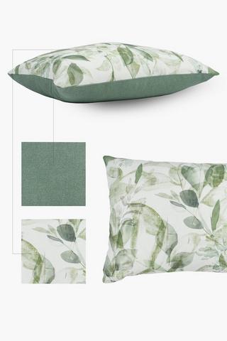 Printed Pumela Leaf Scatter Cushion, 40x60cm