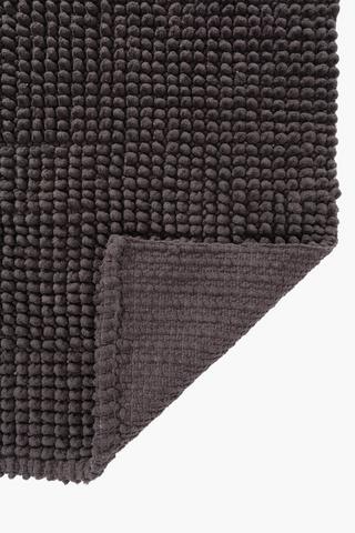 Cotton 2 Piece Textured Bobble Bath Mat Set