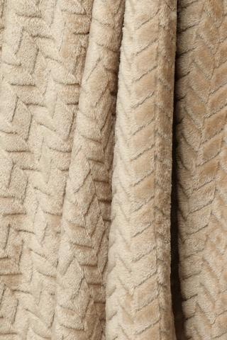 Flannel Jacquard Blanket, 180x200cm