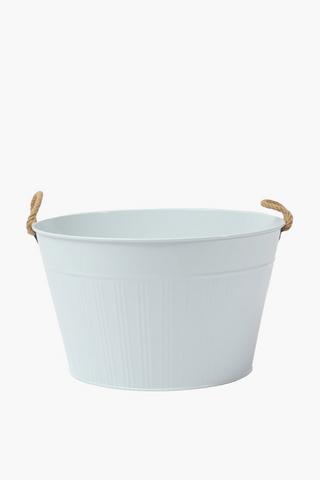 Rope Trim Ribbed Drinks Tub
