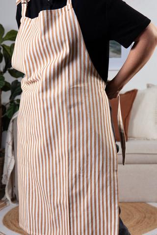 Cotton Stripe Apron