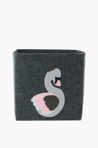 Foldable Swan Toy Basket