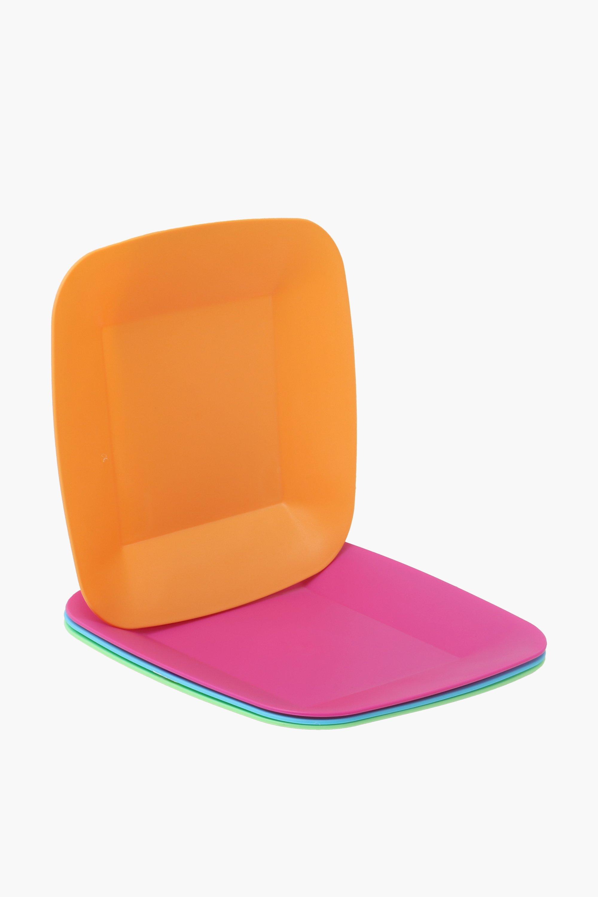 4 Pack Plastic Dinner Plates