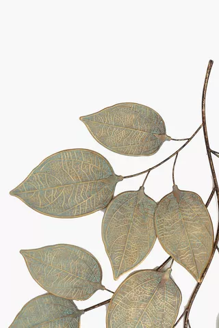 Dimensional Bronze Leaf, 89x75cm