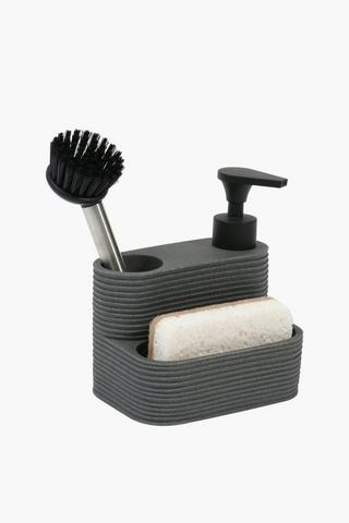 Soap Dispenser With Sponge And Brush