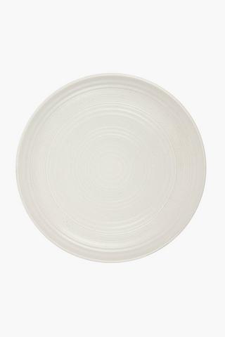 Stoneware Swirl Dinner Plate