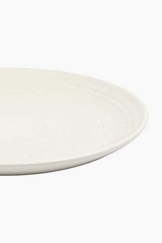 Stoneware Swirl Dinner Plate