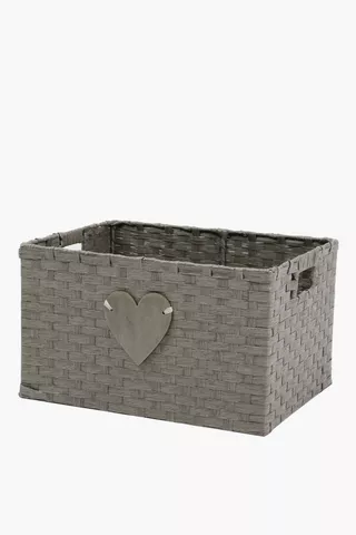 Paper Weave Heart Utility Large