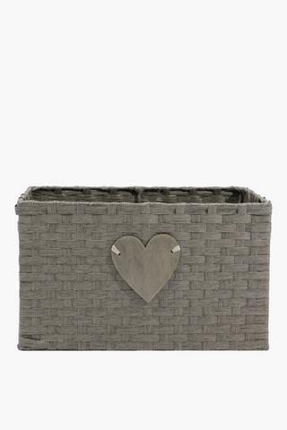 Paper Weave Heart Utility Large