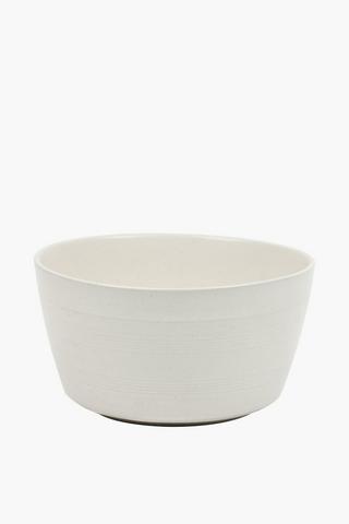 Stoneware Swirl Bowl