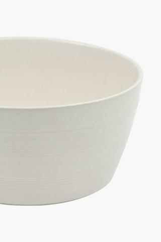 Stoneware Swirl Bowl