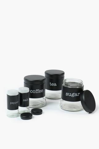 5 Piece Glass Storage Set