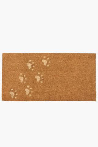 Coir Paws Door Mat, 40x80cm