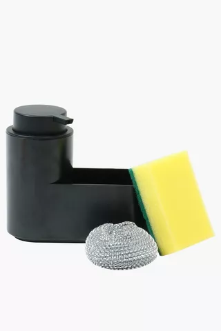 Plastic Dispenser With Sponges
