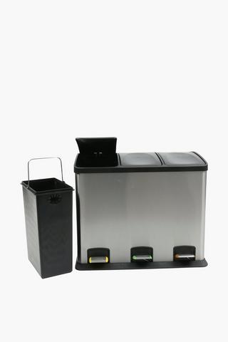 Metal Pedal Recycling Dustbin