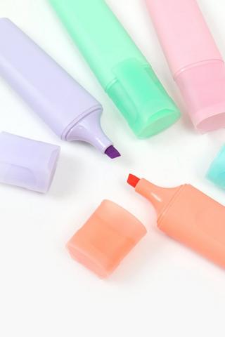 Pack Of 6 Large Highlighters