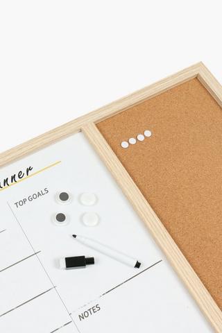 Magnetic Weekly Pin And White Board