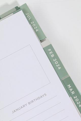 Checkered Planner A4