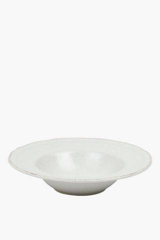 Stoneware Decal Bowl