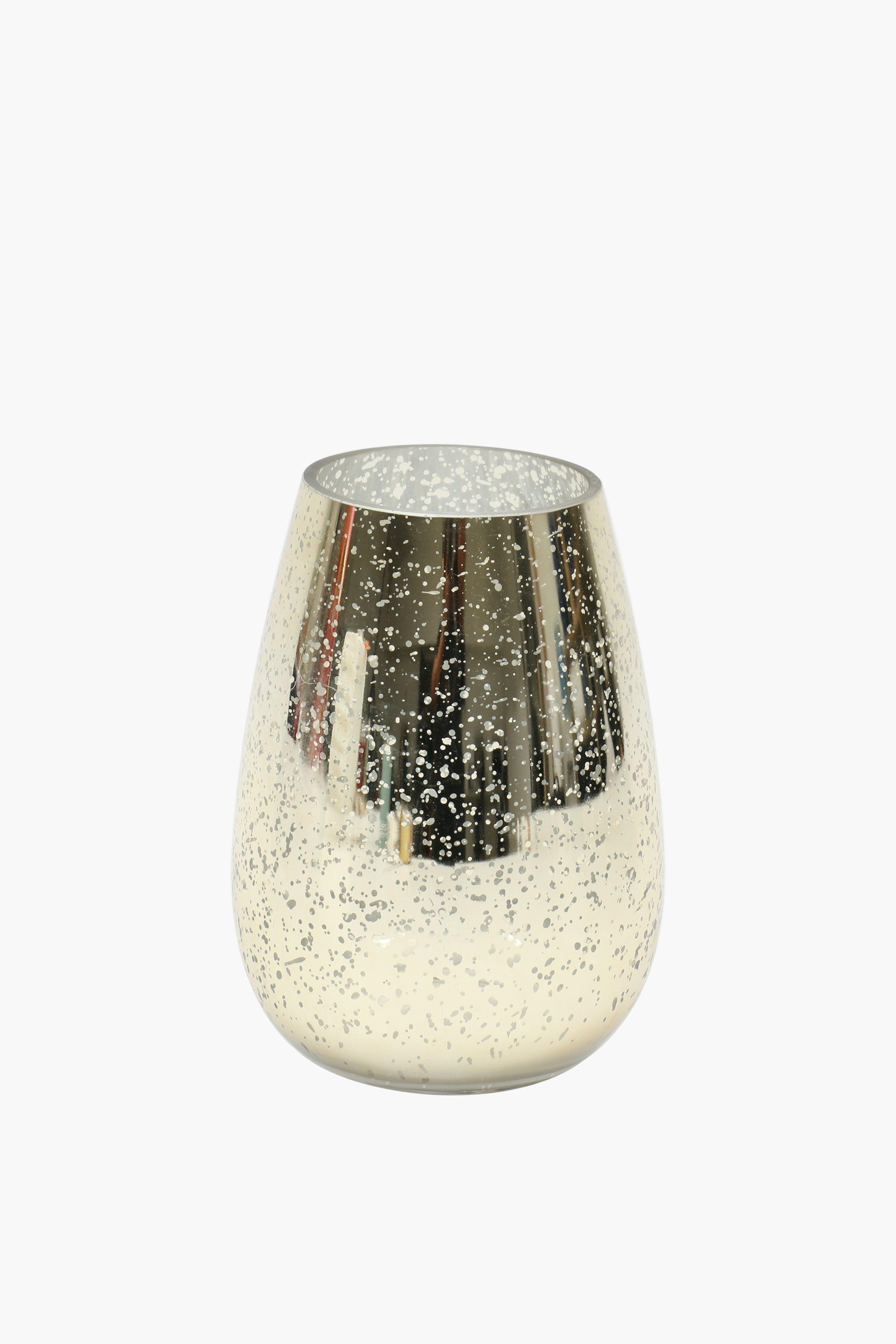 Mercury Glass Vase, 19x26cm