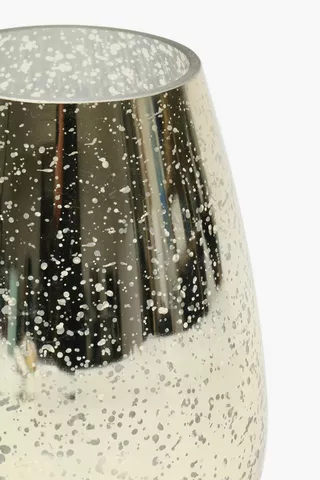 Mercury Glass Vase, 19x26cm