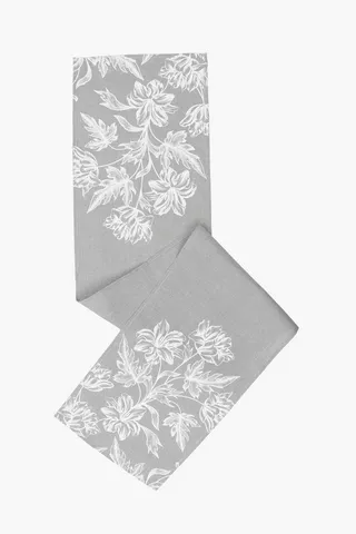 Floral Printed Table Runner