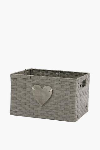 Paper Weave Heart Utility Medium