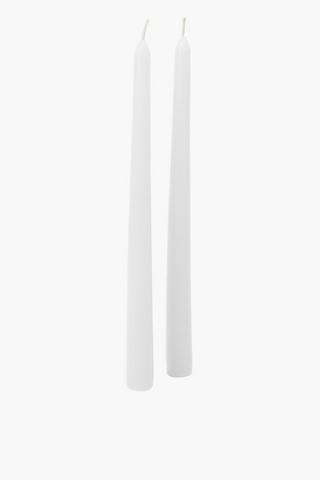 2 Pack Dinner Candles, 20cm