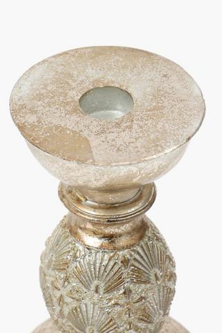 Nile Etch Dinner Candle Holder, 18cm