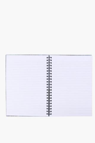 Marble Spiral Notebook A4