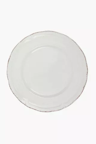 Stoneware Decal Dinner Plate