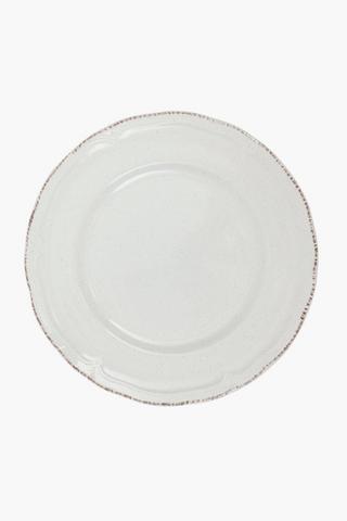 Stoneware Decal Dinner Plate